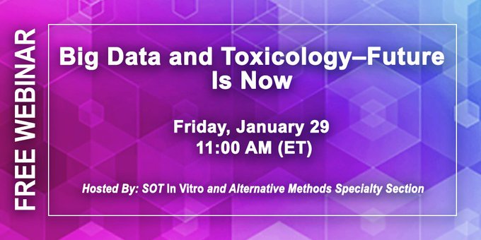 IVAMSS Webinar: Big Data and Toxicology – Future is Now